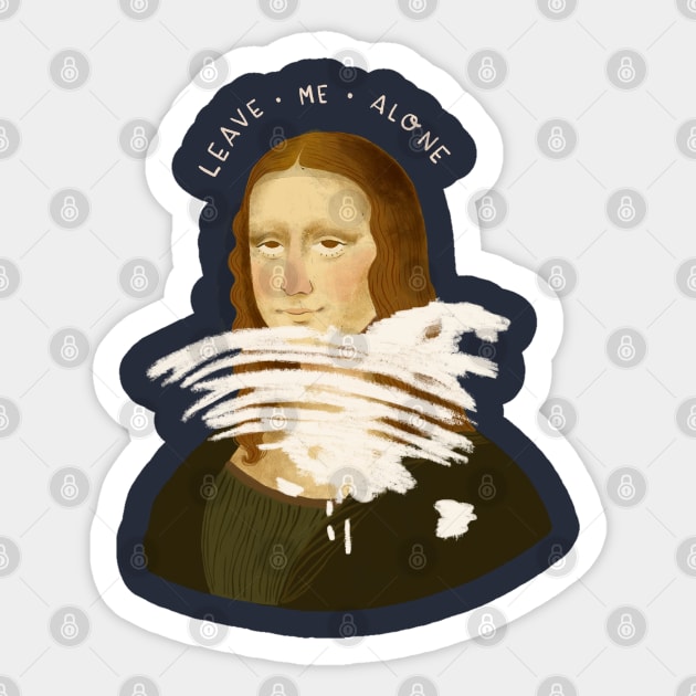 Mona Lisa Sticker by chiarodiluna